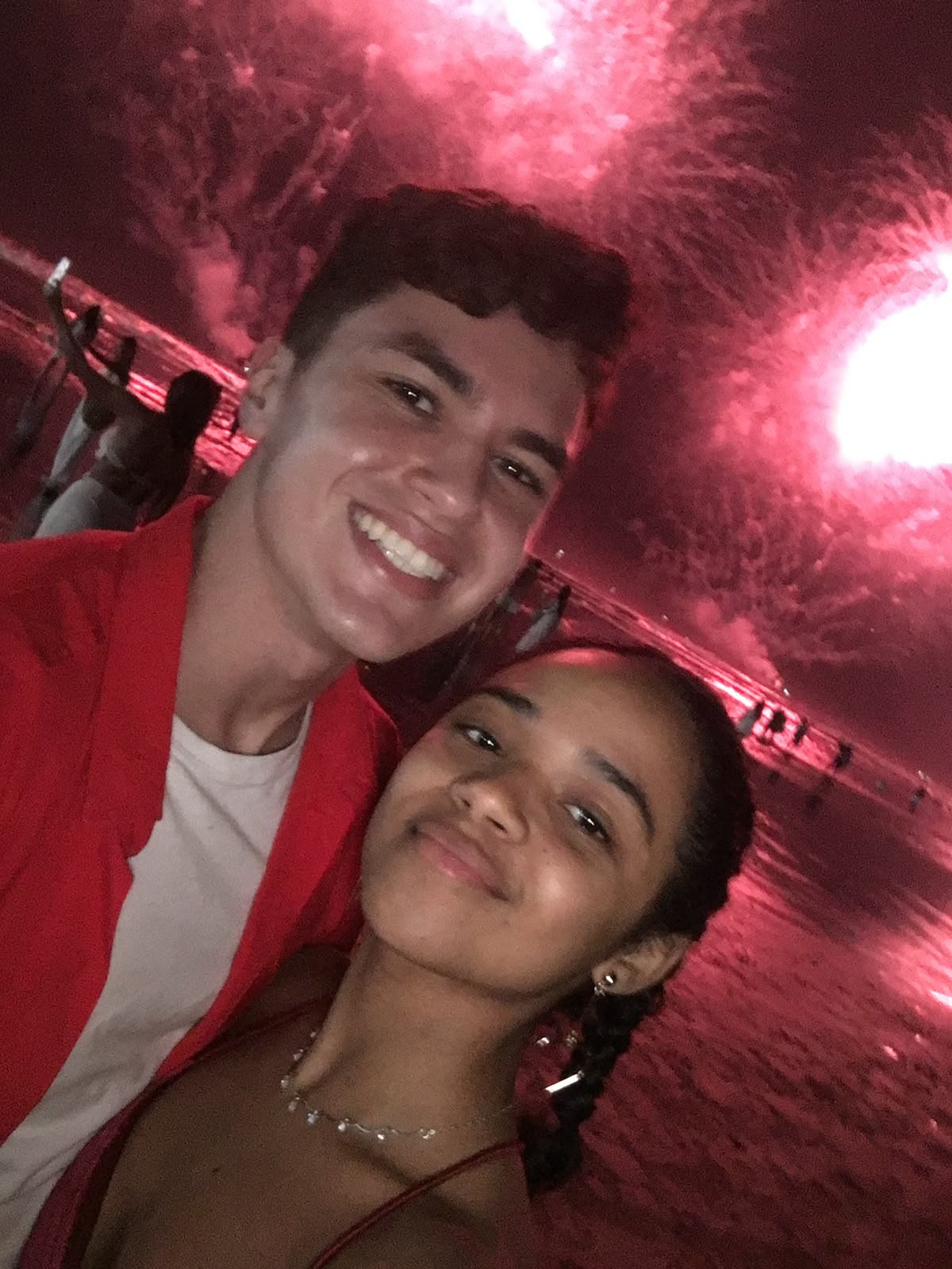 Outro momento especial do casal